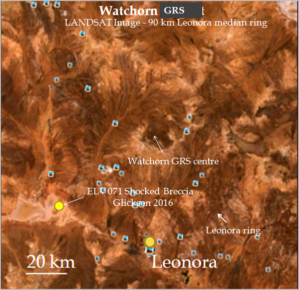 Leonora Ring Landsat Image