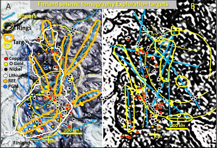 Finland mines and exploration targets